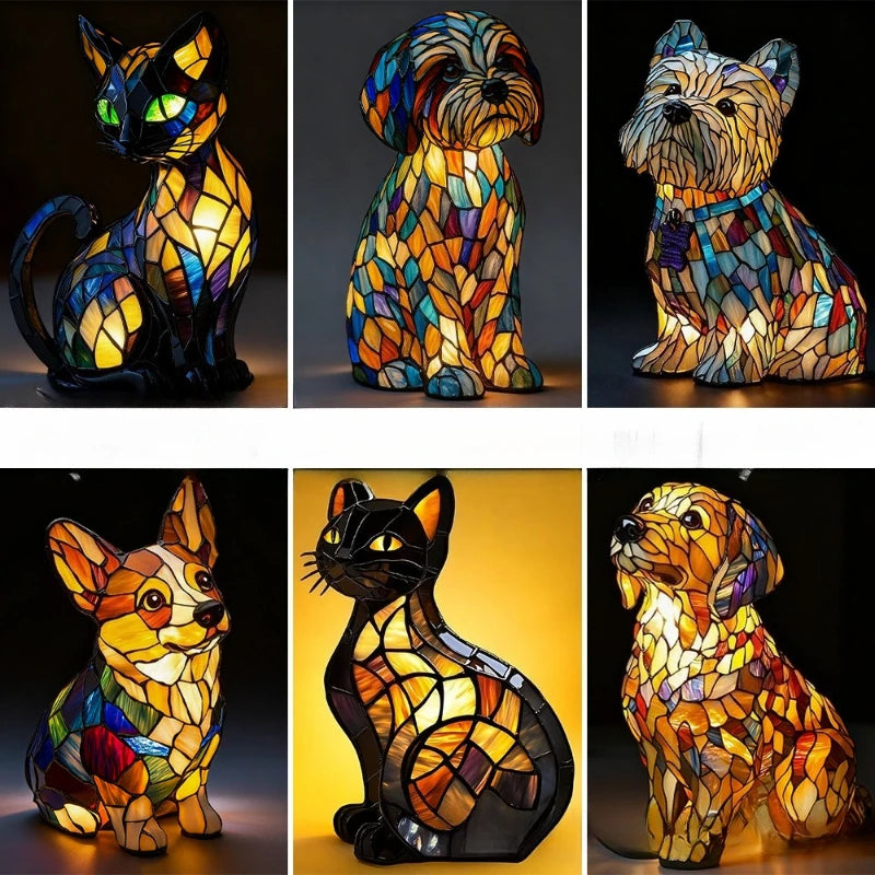 Lampade Cani e Gatti Fatte a Mano